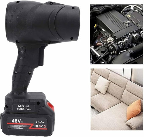 48V – Compact Lithium Turbo Blower with Handheld Power'
