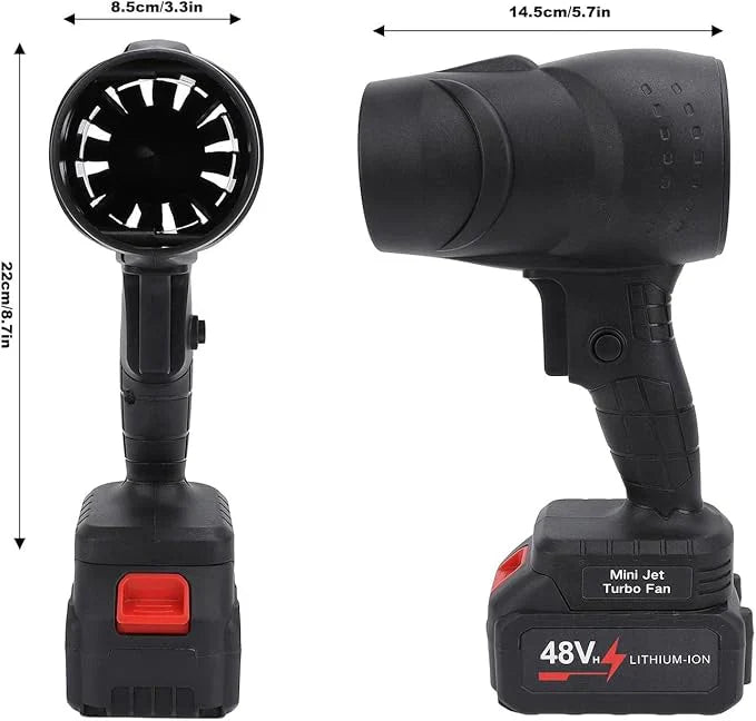 48V – Compact Lithium Turbo Blower with Handheld Power'