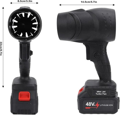 48V – Compact Lithium Turbo Blower with Handheld Power'