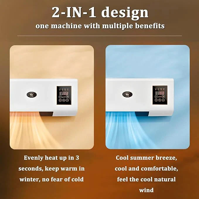 Portable Air Conditioner - 2025 New Wall Mounted Wireless Mini Cooling Unit Fan